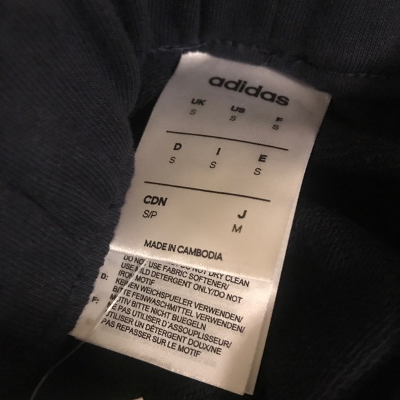 New Men's Adidas Motion Shorts Navy Blue - Picture 2 of 3